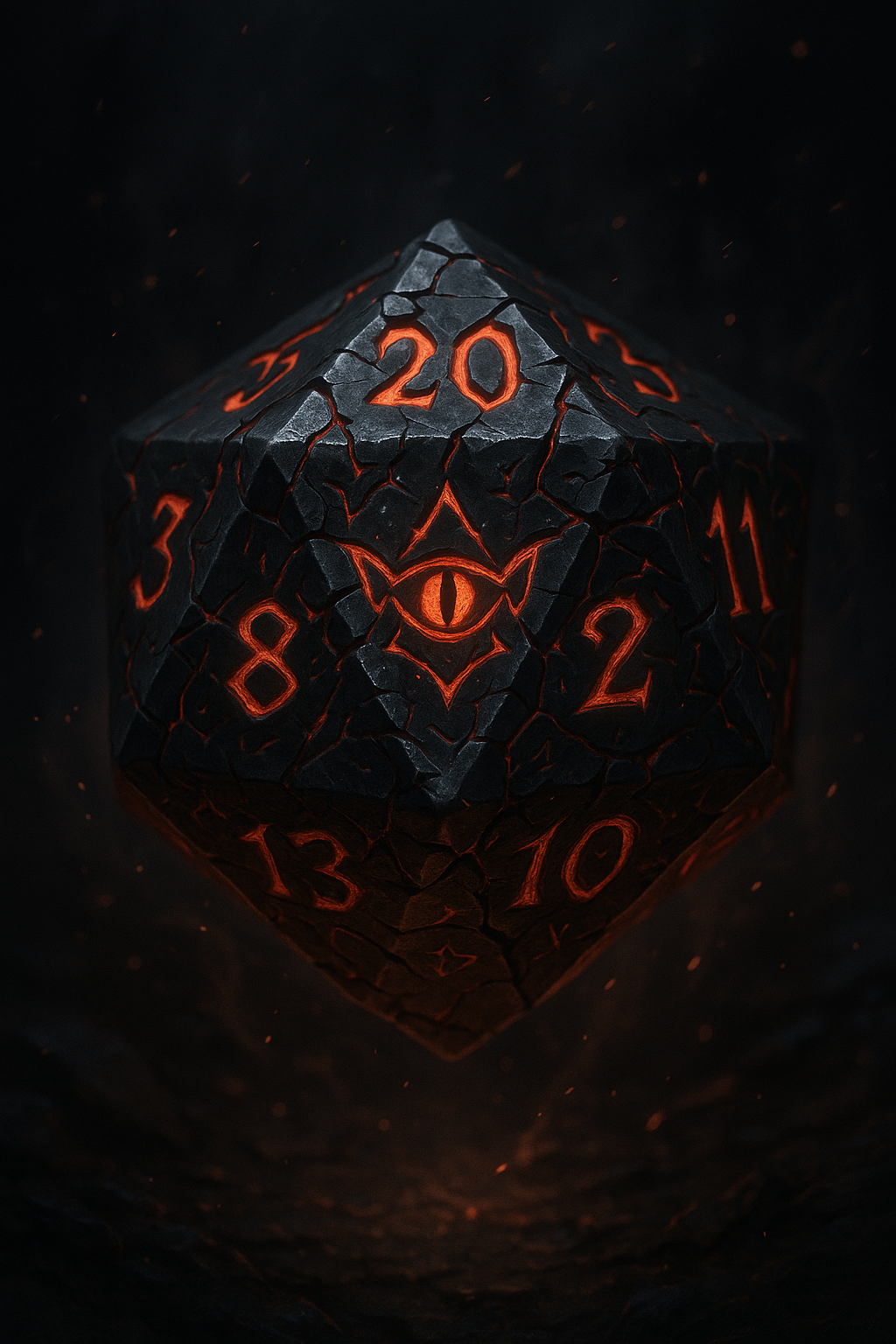 20-sided die